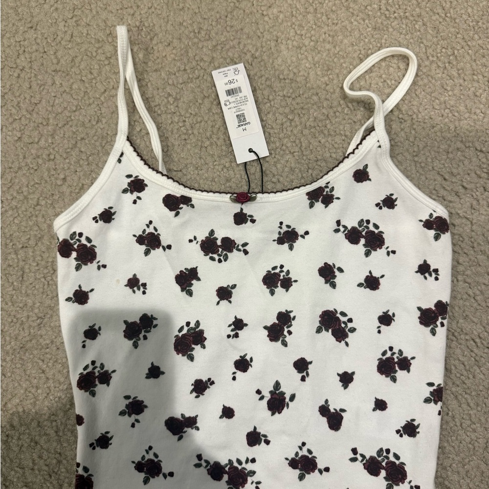 Garage Floral Spaghetti Strap Tank Top
